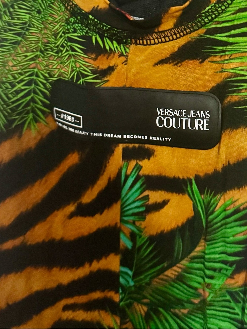 Versace Jeans Couture Tropical Tiger Print Dress - Picture 4 of 4